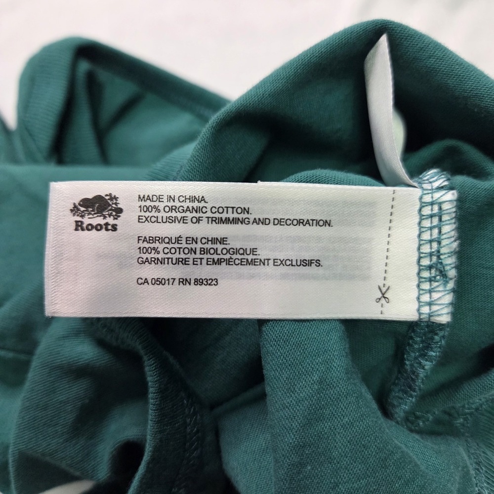 Baby Roots 0-3m LS Green Bodysuit 100% Organic Cotton Cooper Beaver Sustainable - Picture 3 of 7